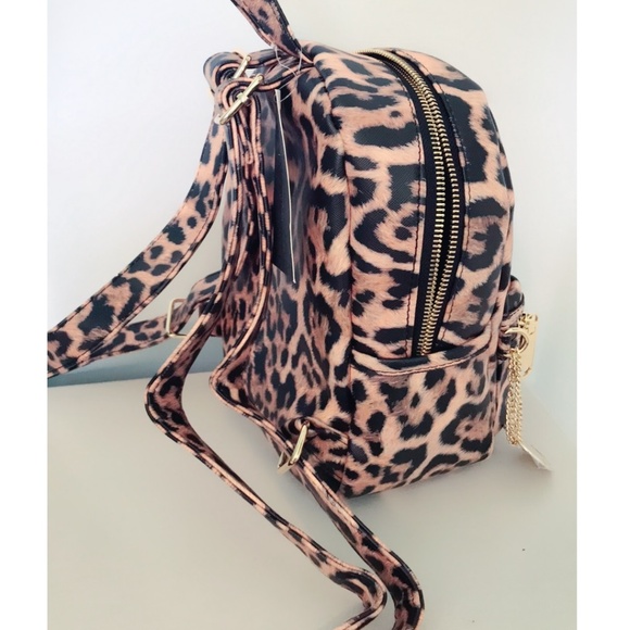 Steve Madden Mini Leopard Backpack NWT - Picture 5 of 8